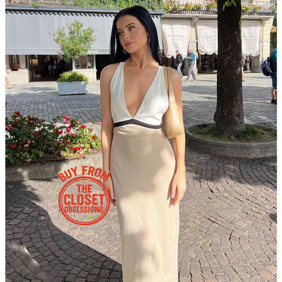 ZARA BLOGGER FAVE!!! Open Back Midi Dress NWT - Picture 1 of 16